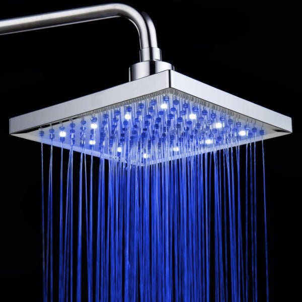 Douche LED 8" sans Piles - L'Écho du Marché