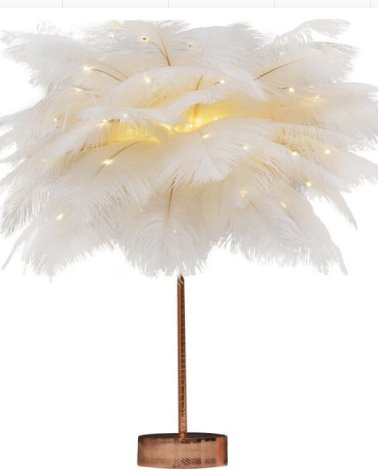 Lampe Plume Créative - L'Écho du Marché