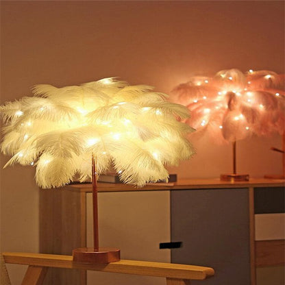 Lampe Plume Créative - L'Écho du Marché